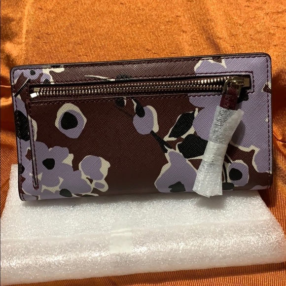 KATE SPADE LARGE SLIM BIFOLD CAMERON WALLET - YouTube NWT 🔥 Kate spade large slimbifoldwalletCameronwildflower